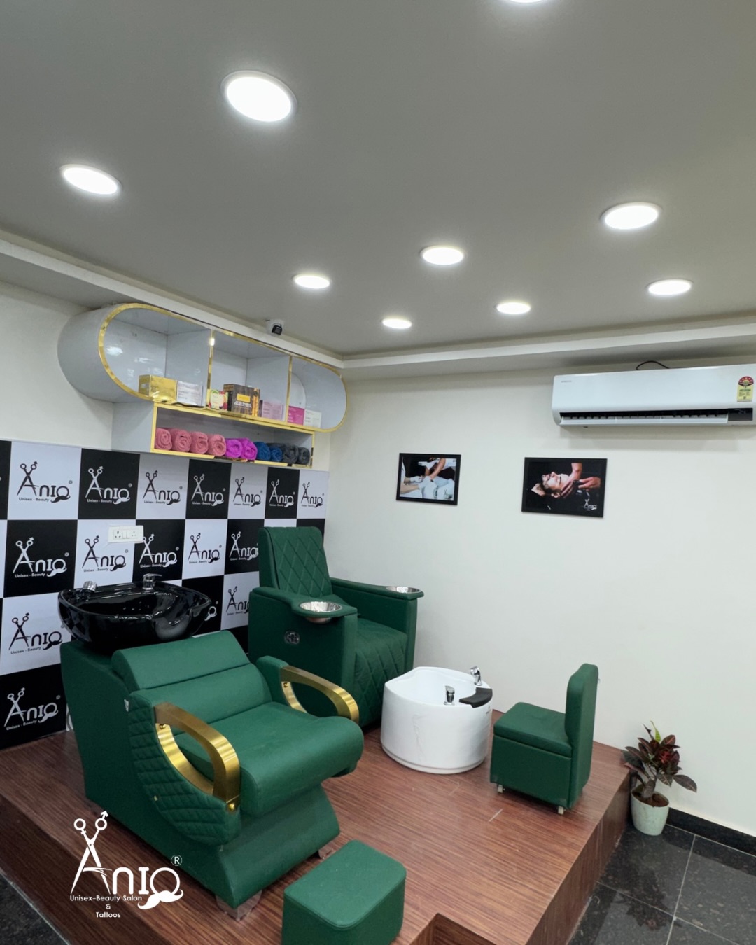 Kids toy car grooming chair at ANIQ Salon