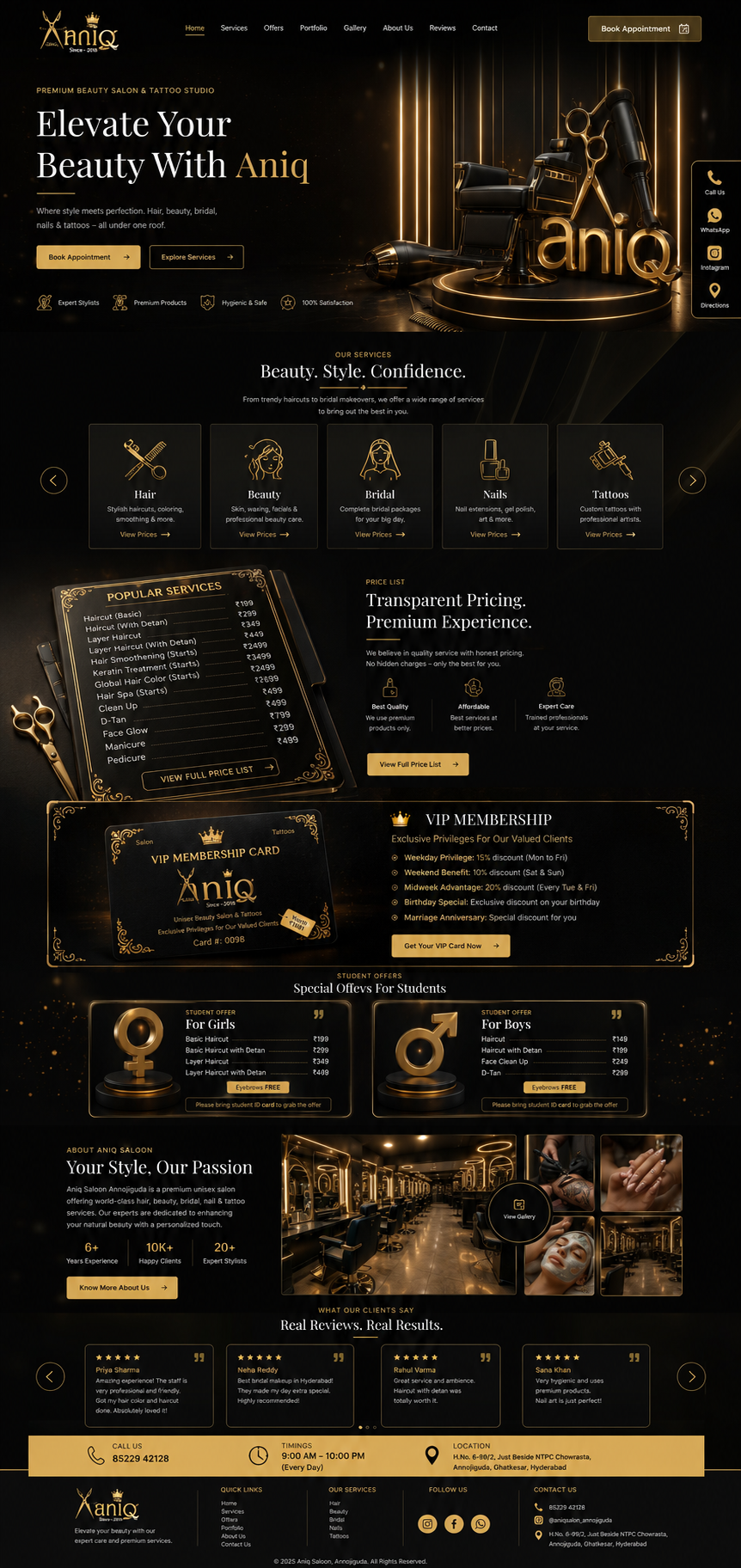 ANIQ VIP Card Front
